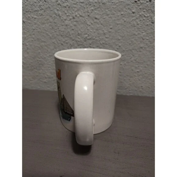 Vintage Maryland Souvenir Coffee Mug State Map Landmarks Travel Gift Cup USA - Picture 4 of 7